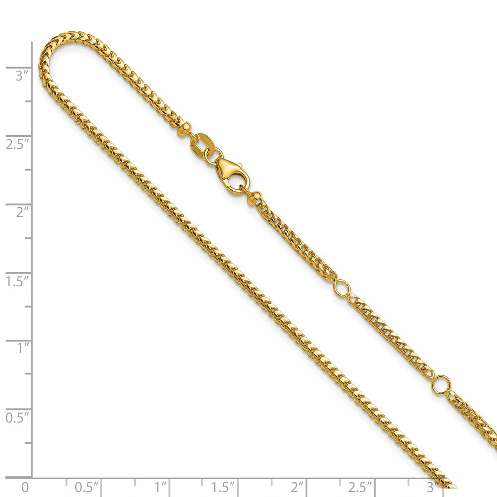 2.1mm D/C Open Franco 1in+1in Adjustable Chain
