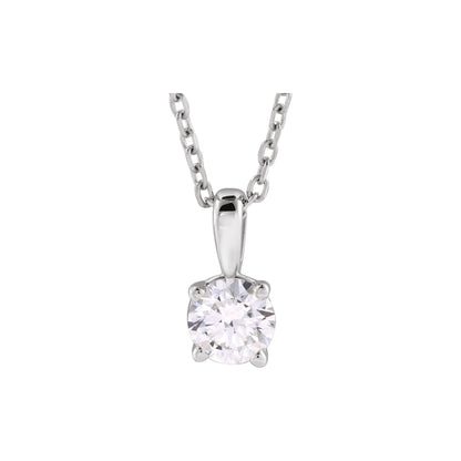 1/3 CT Natural Diamond 18" Necklace