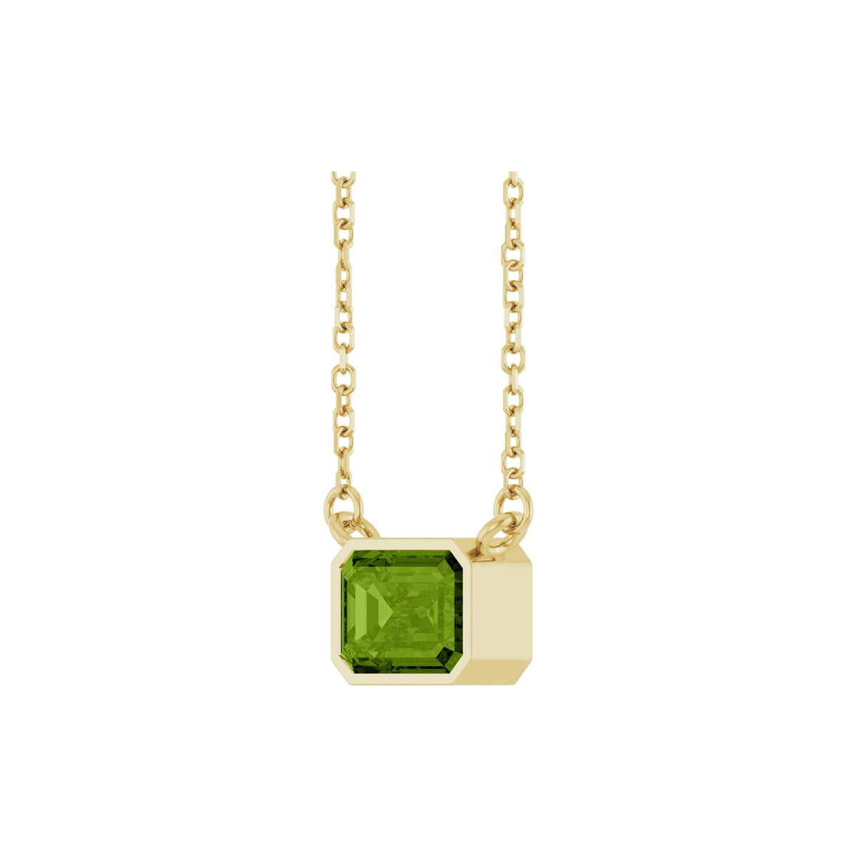 Natural Peridot 18" Necklace