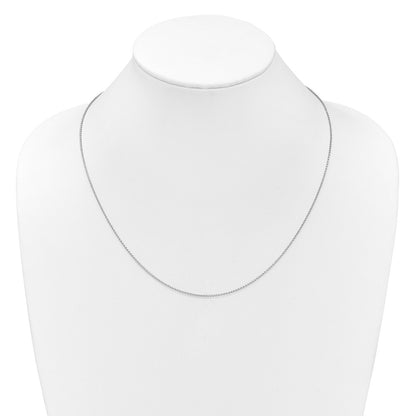 Adjustable 1.15mm D/C Open Franco Chain 22" - White Gold