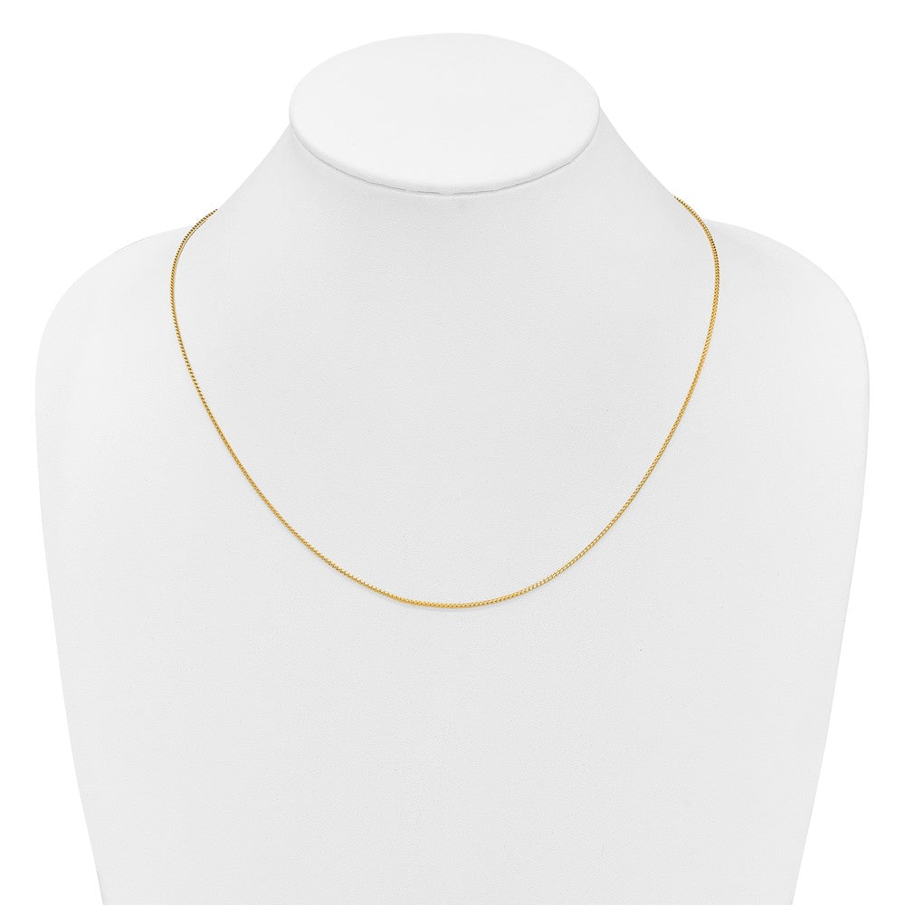 Adjustable 1.1mm Franco Chain - Yellow Gold