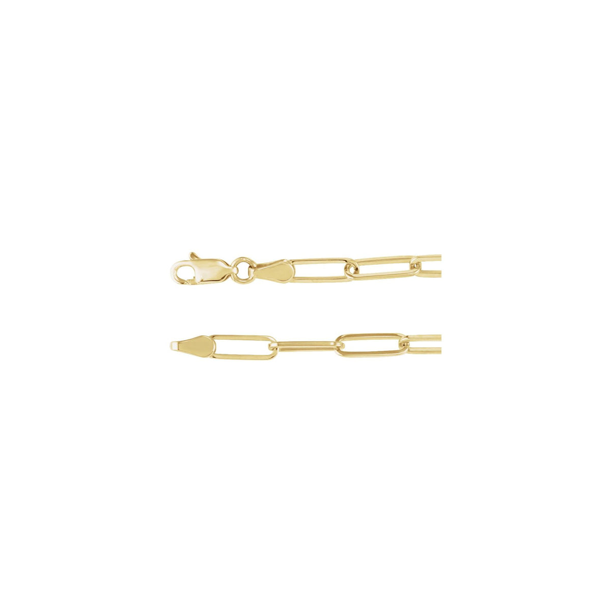 Paperclip-Style Chain 3.85mm