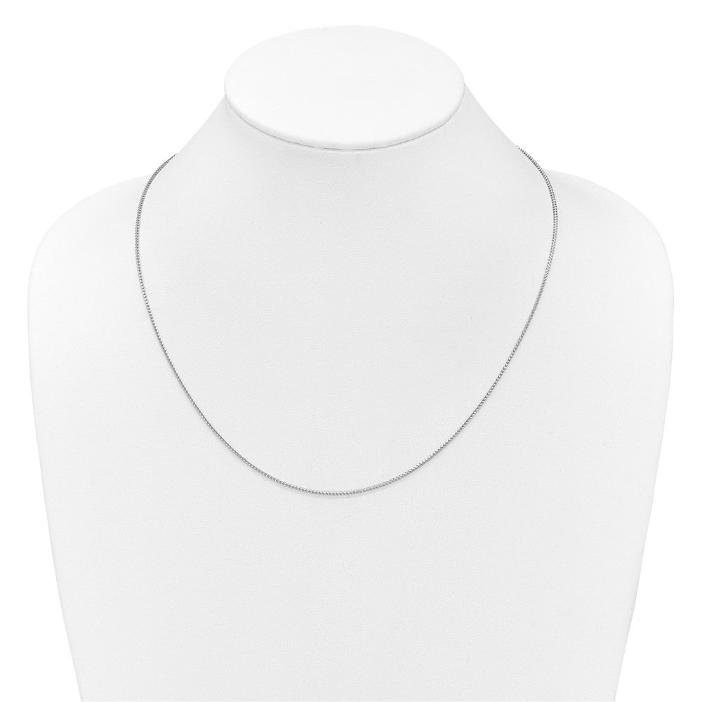 Adjustable 1.25mm Franco Chain - White Gold