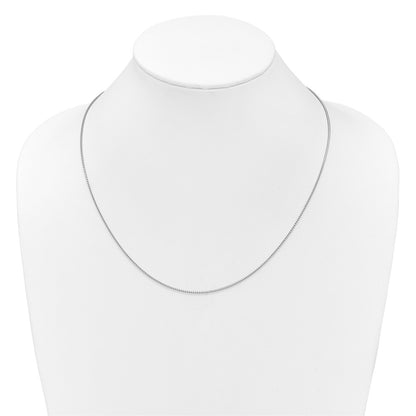 Adjustable 1.25mm Franco Chain - White Gold