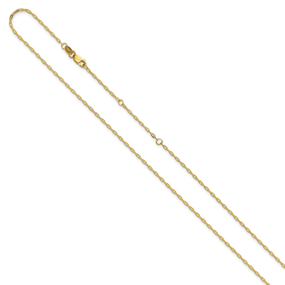 1.3mm Flat Cable 1in+1in Adjustable Chain