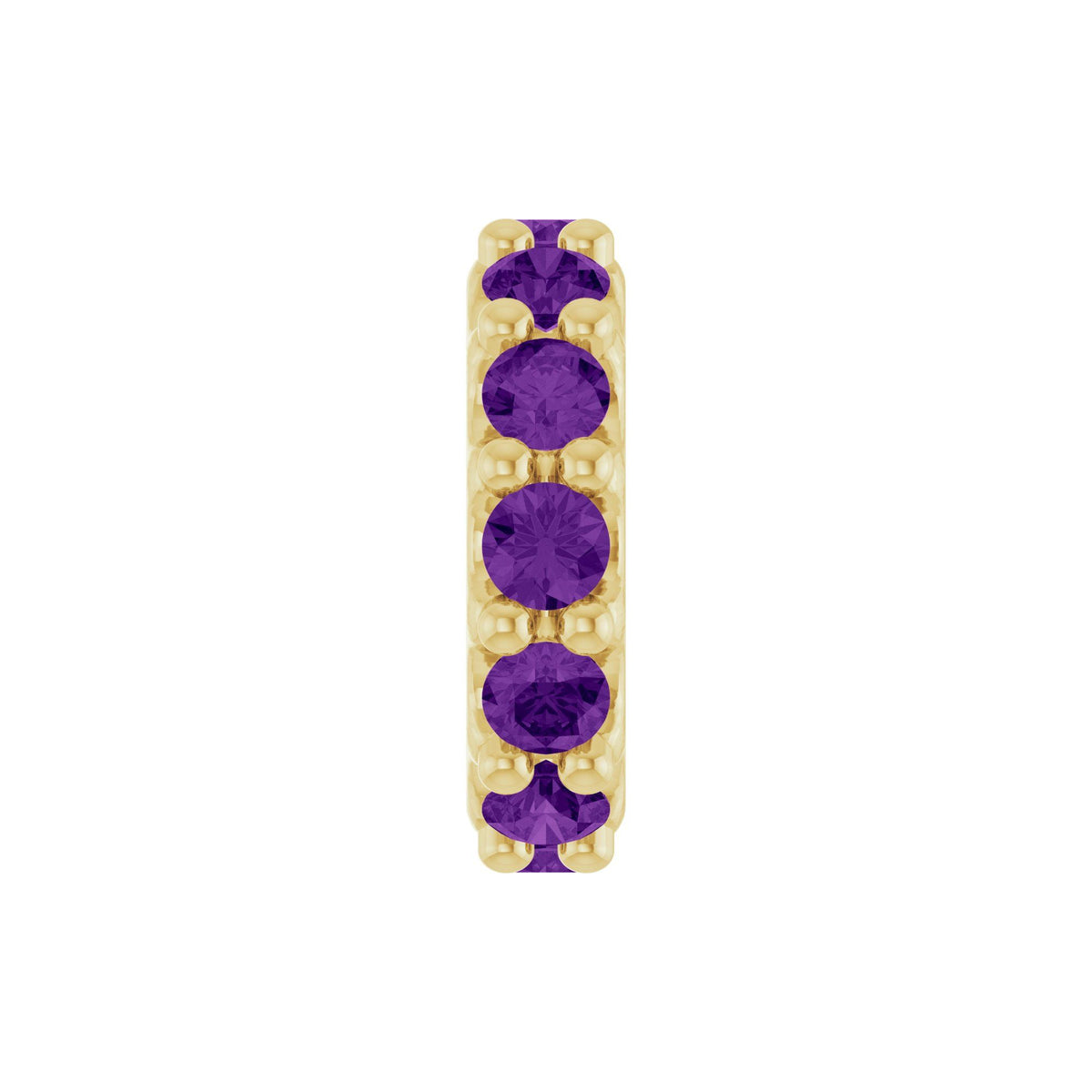 Natural Amethyst Spacer Charm/Pendant