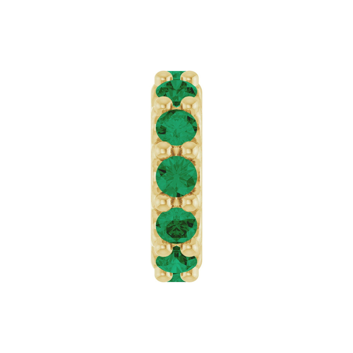 Natural Emerald Spacer Charm/Pendant