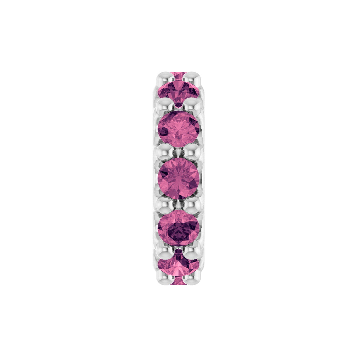 Natural Pink Tourmaline Spacer Charm/Pendant