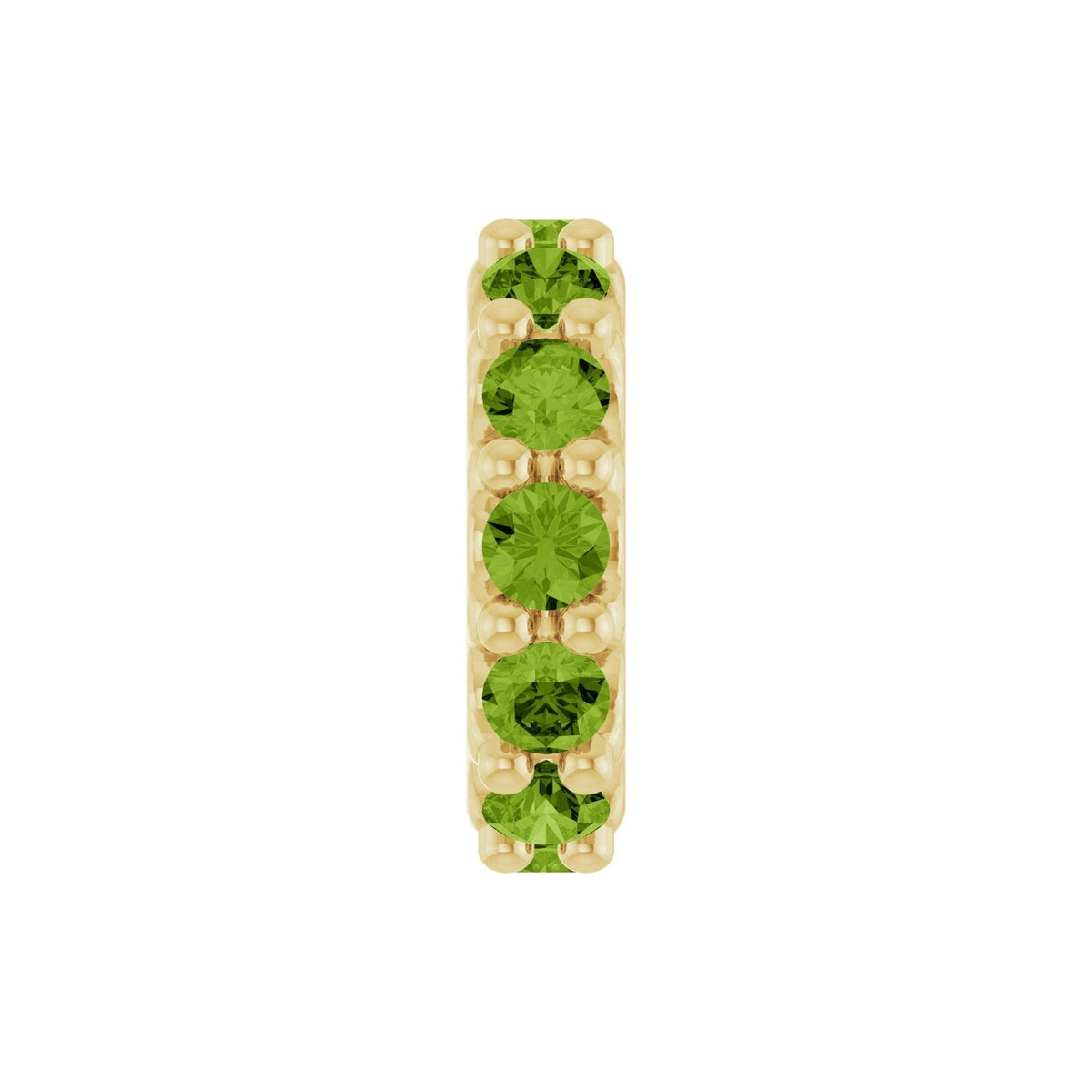 Natural Peridot Spacer Charm/Pendant