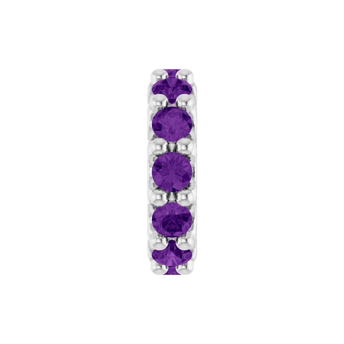 Natural Amethyst Spacer Charm/Pendant