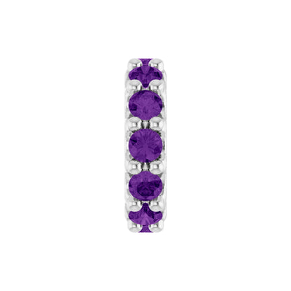 Natural Amethyst Spacer Charm/Pendant
