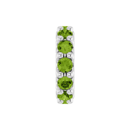 Natural Peridot Spacer Charm/Pendant
