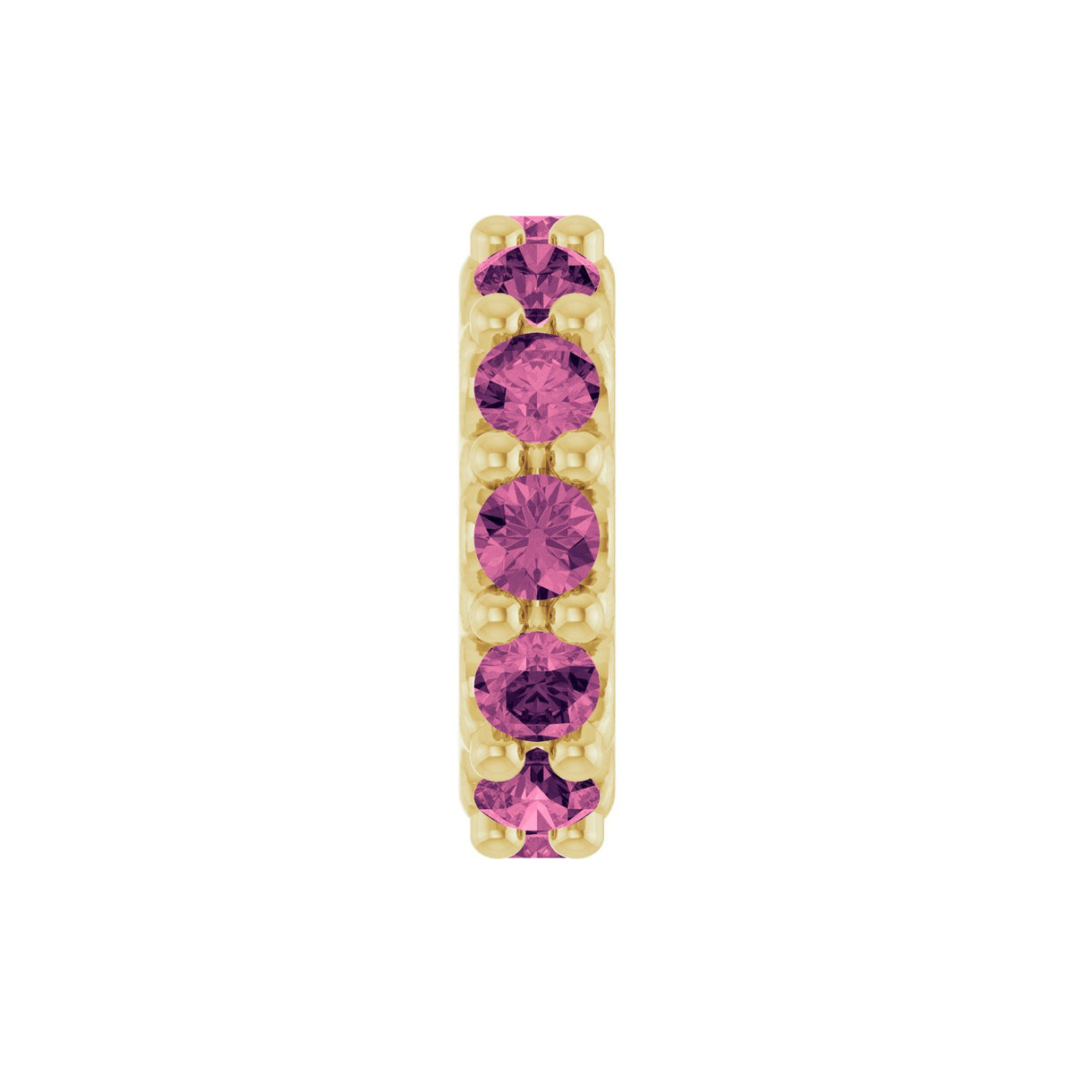 Natural Pink Tourmaline Spacer Charm/Pendant