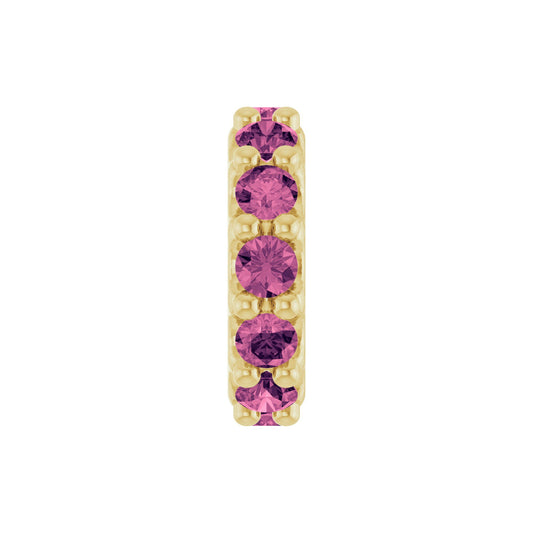 Natural Pink Tourmaline Spacer Charm/Pendant