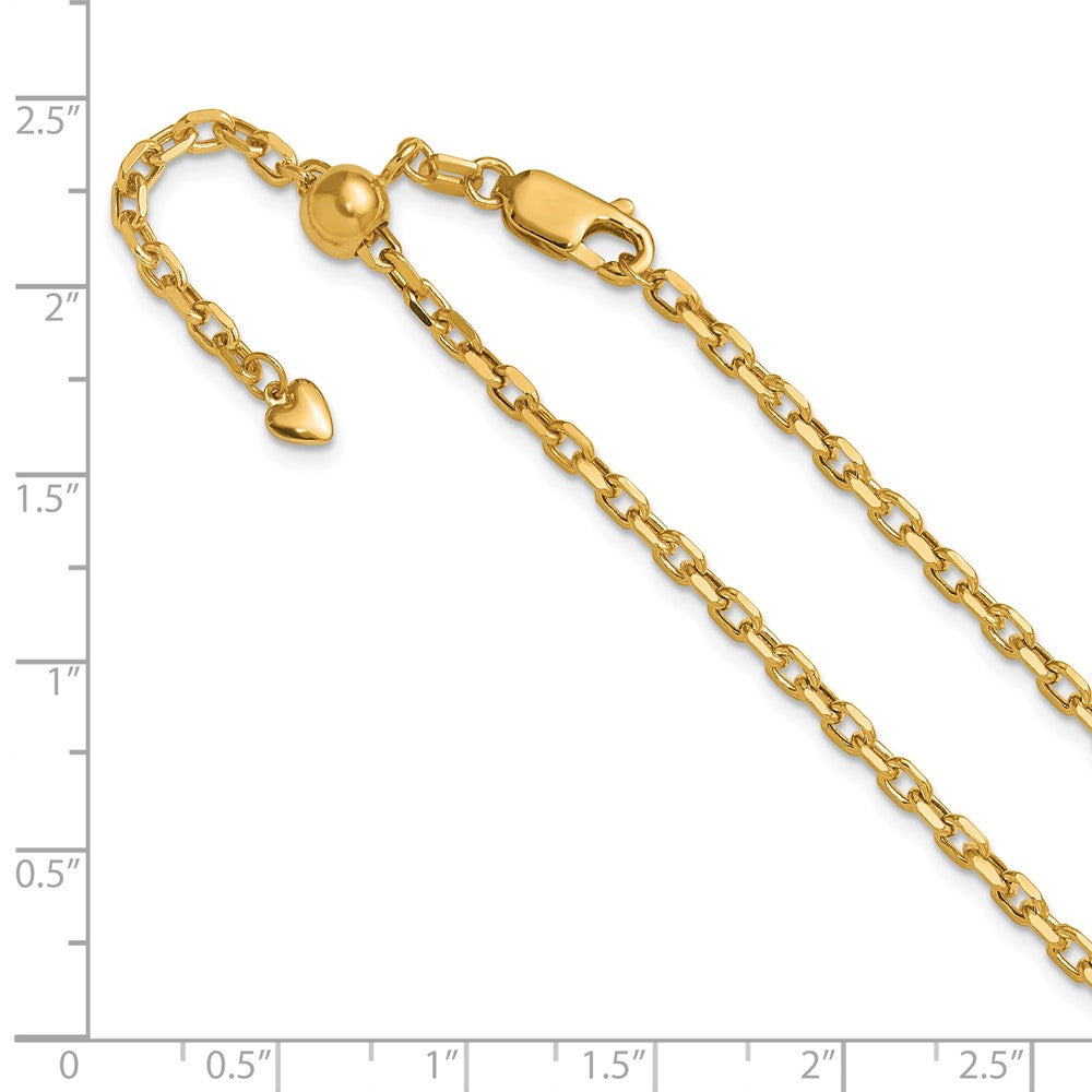 Adjustable 2.75mm Semi-Solid D/C Cable Chain
