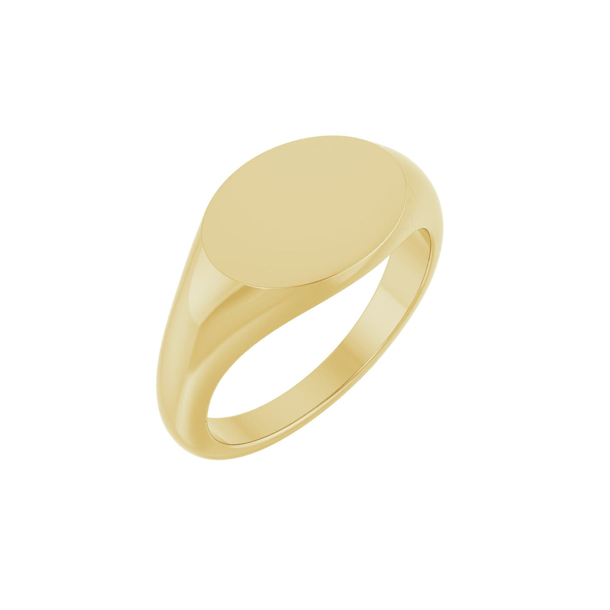 Oval Signet Ring (12 x 9mm)