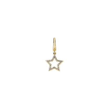 1/8 CTW Natural Diamond Star Charm/Pendant