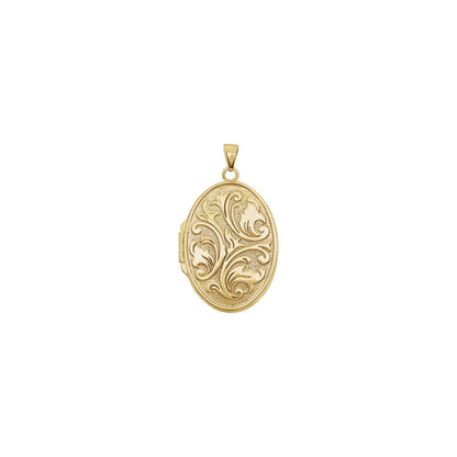 Embossed Oval Locket