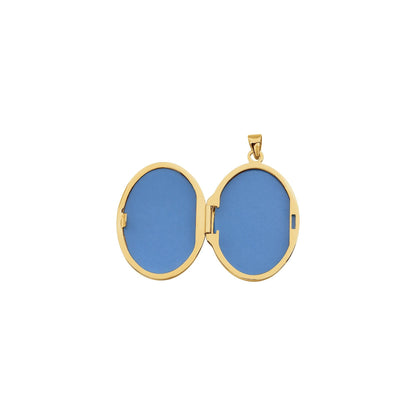Embossed Oval Locket