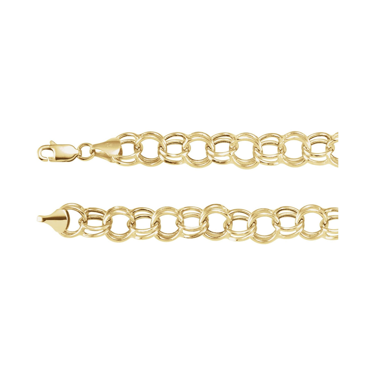 5.7 mm Hollow Double Cable 7.25" Chain