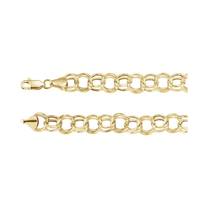 5.7 mm Hollow Double Cable 7.25" Chain