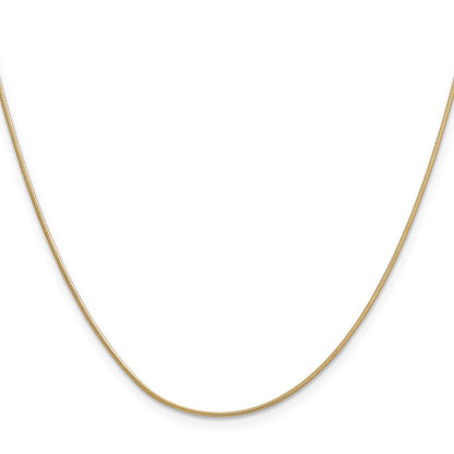 .9mm Round Snake Chain - Yellow Gold