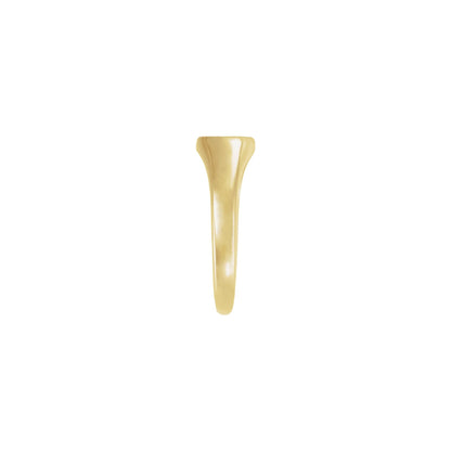 Oval Signet Ring (10 x 7mm)