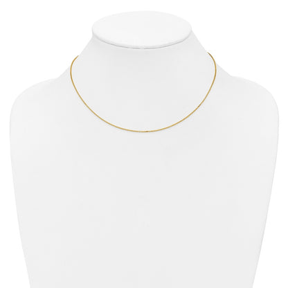 .9mm Box Chain - Yellow Gold
