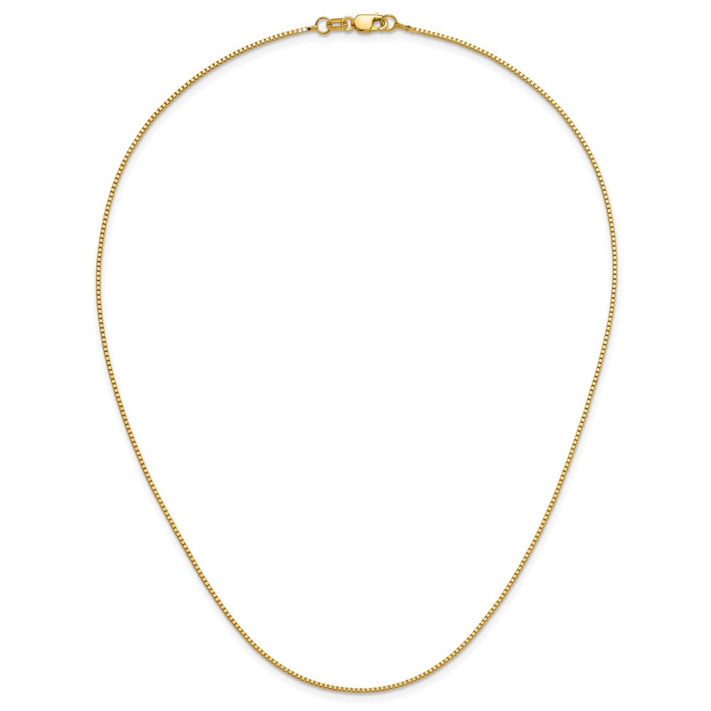 .9mm Box Chain - Yellow Gold