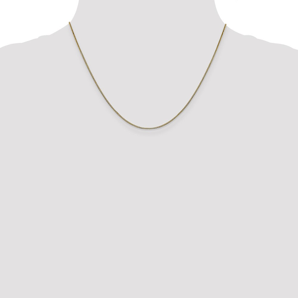 .9mm Box Chain - Yellow Gold