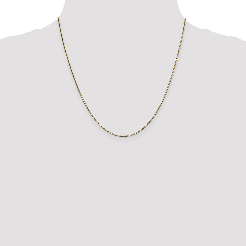 .9mm Box Chain - Yellow Gold