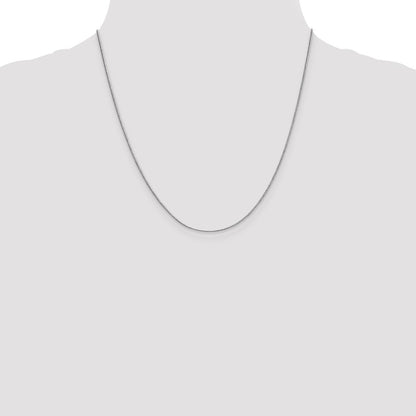 .9mm Round Snake Chain - White Gold