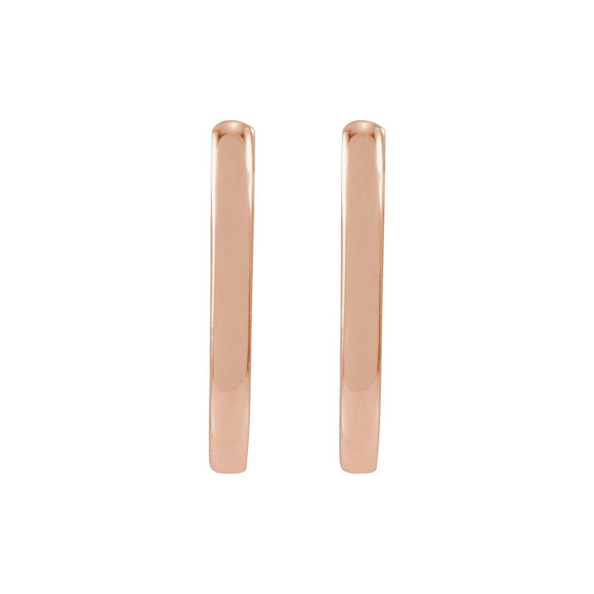 Elongated Hoop Earrings