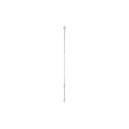 Natural Diamond Bezel-Set Link Bracelet