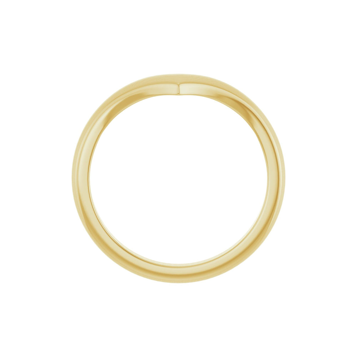 Domed V Ring