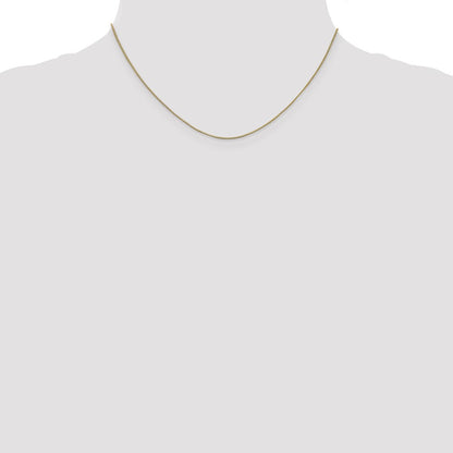 .7mm Box with Lobster Clasp Chain - Yellow Gold