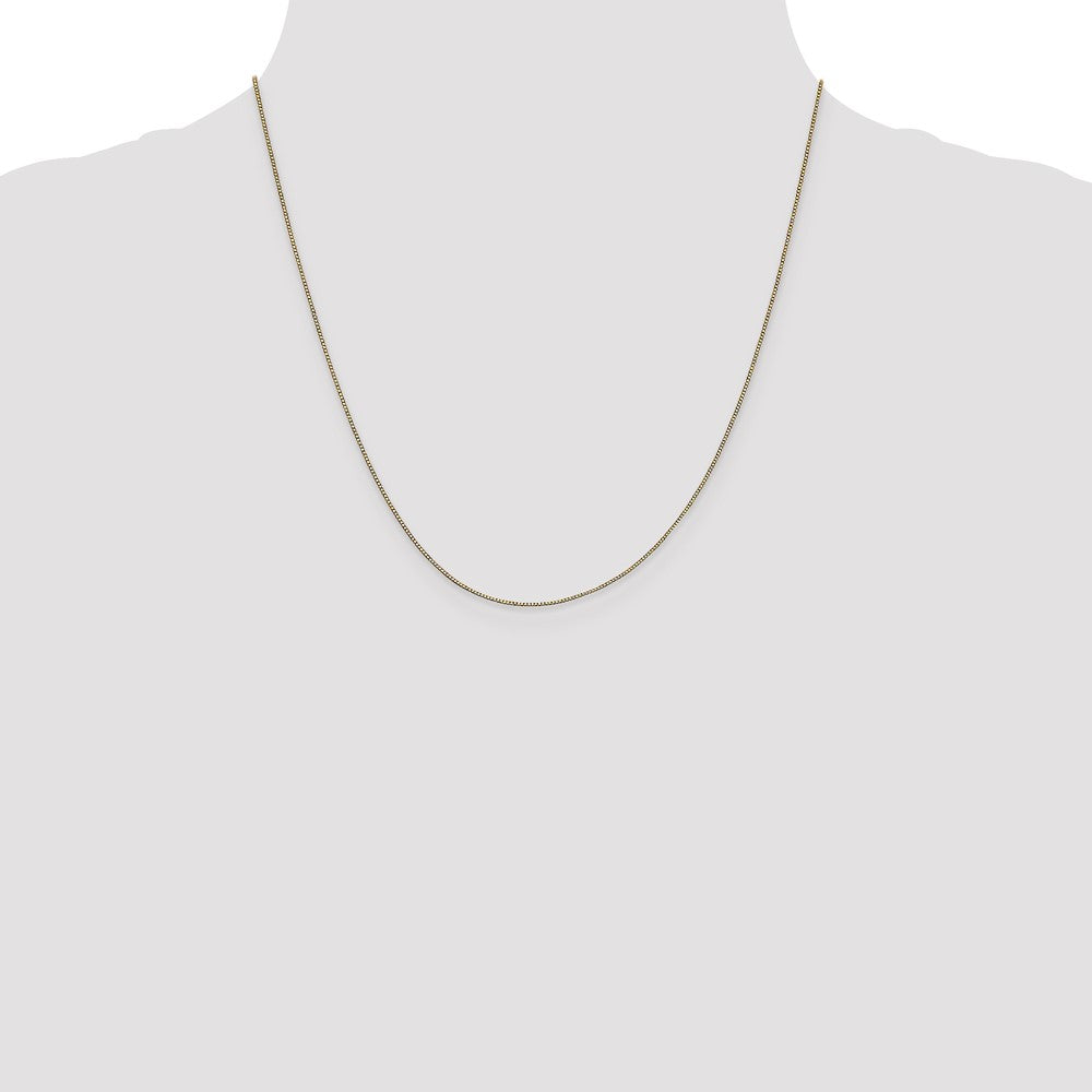 .7mm Box with Lobster Clasp Chain - Yellow Gold