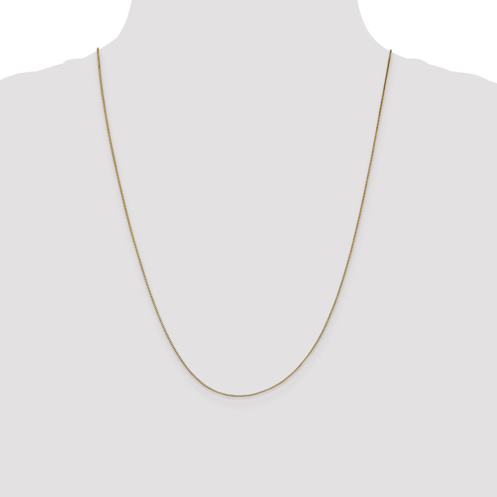 .7mm Box with Lobster Clasp Chain - Yellow Gold