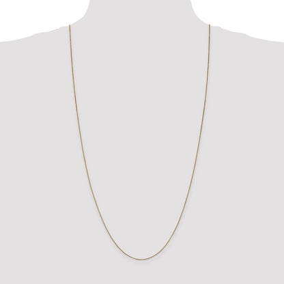 .7mm Box with Lobster Clasp Chain - Yellow Gold