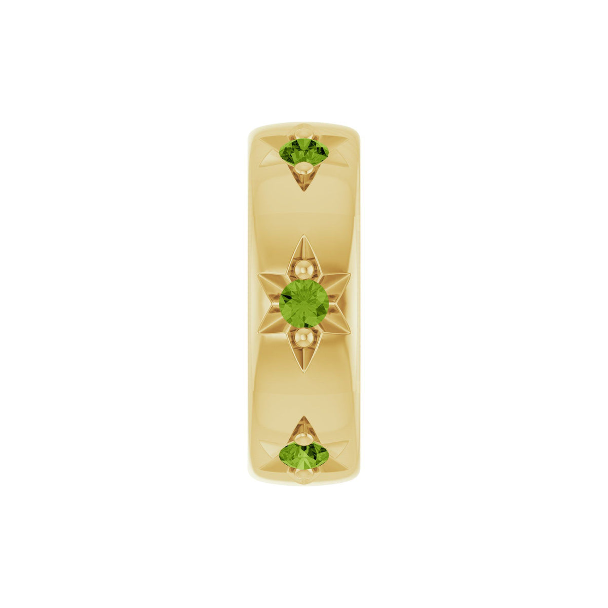 Natural Peridot Stackable Family Space Charm/Pendant