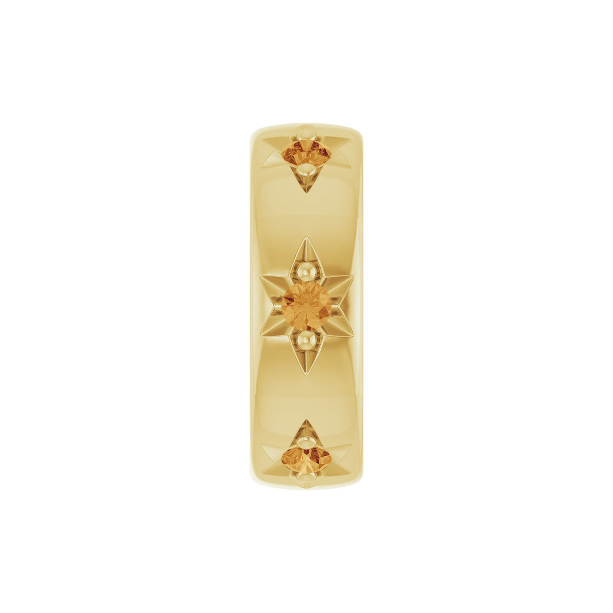 Natural Citrine Stackable Family Space Charm/Pendant