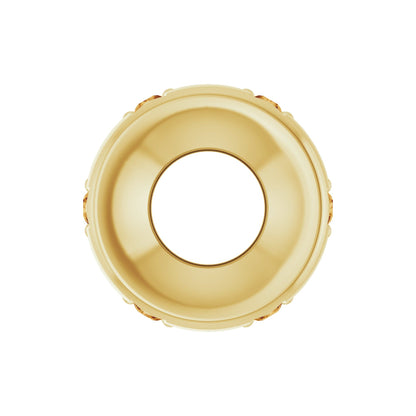 Natural Citrine Stackable Family Space Charm/Pendant