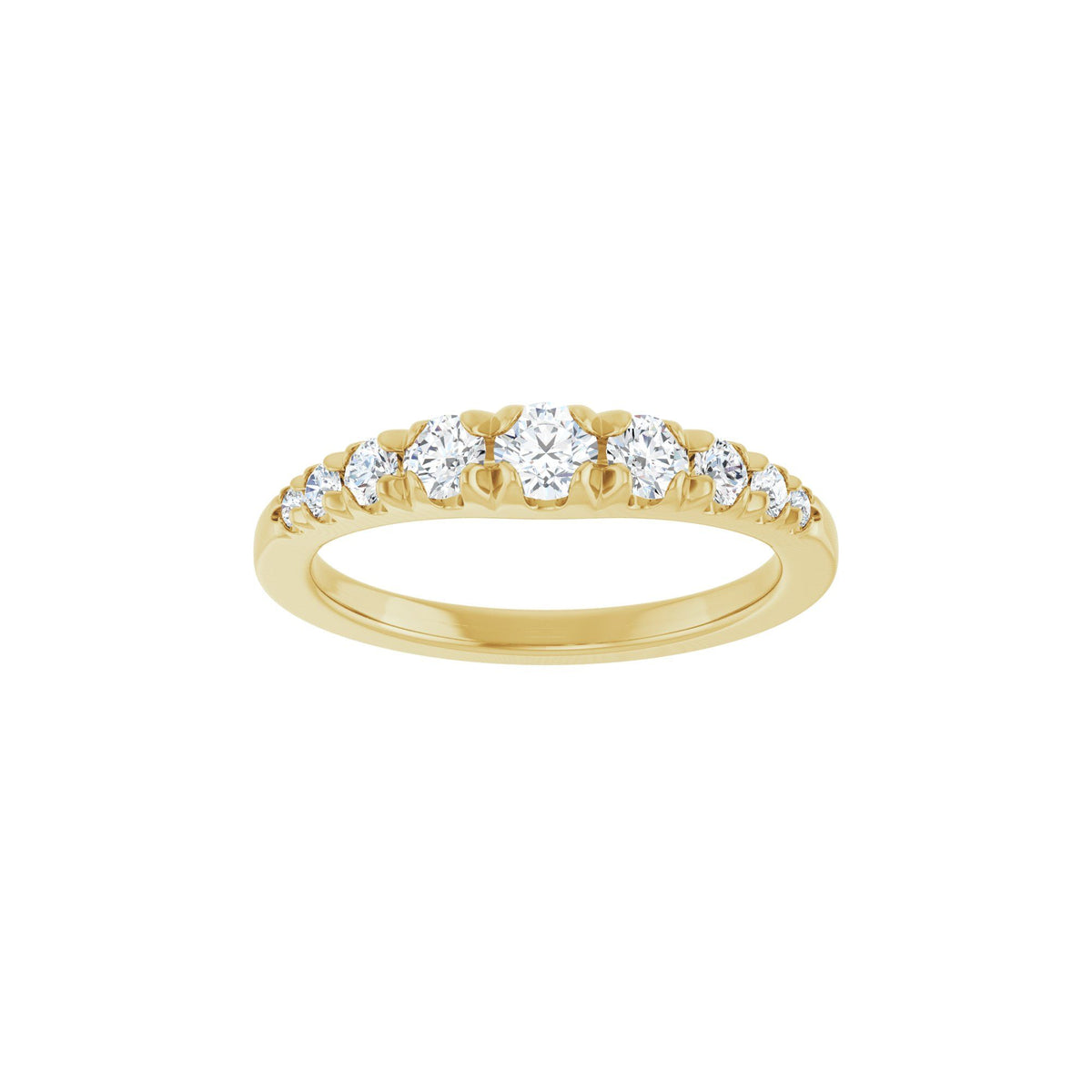 1/2 CTW Natural Diamond Graduated Ring