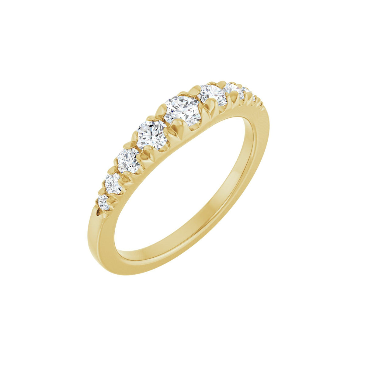 1/2 CTW Natural Diamond Graduated Ring