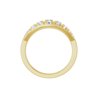 1/2 CTW Natural Diamond Graduated Ring