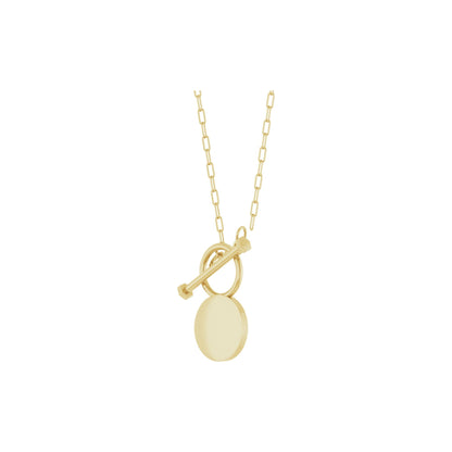 Engravable Toggle Necklace