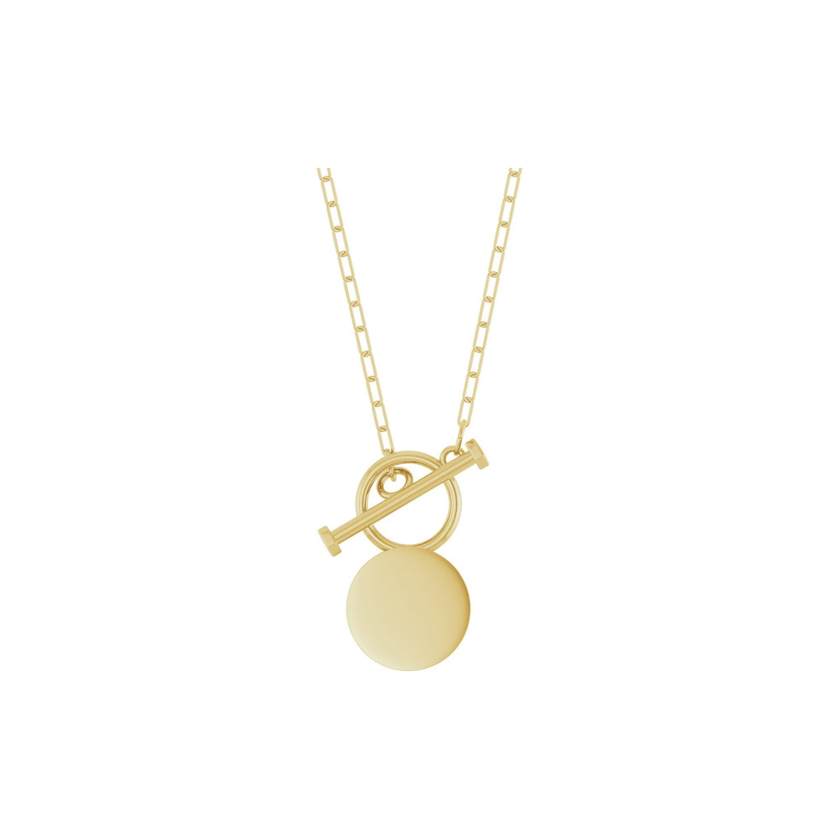 Engravable Toggle Necklace