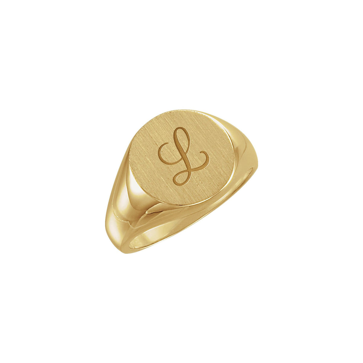 Round Signet Ring