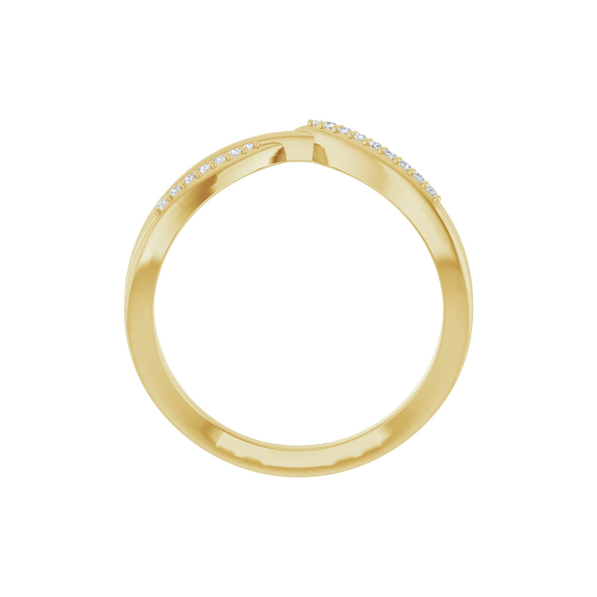 .06 CTW Natural Diamond Freeform Ring