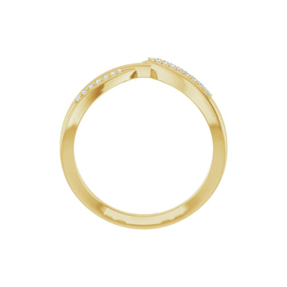 .06 CTW Natural Diamond Freeform Ring